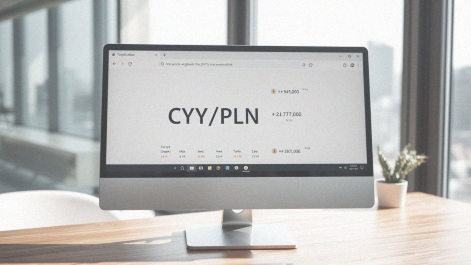 Jakie są aktualne kursy wymiany CNY na PLN?
