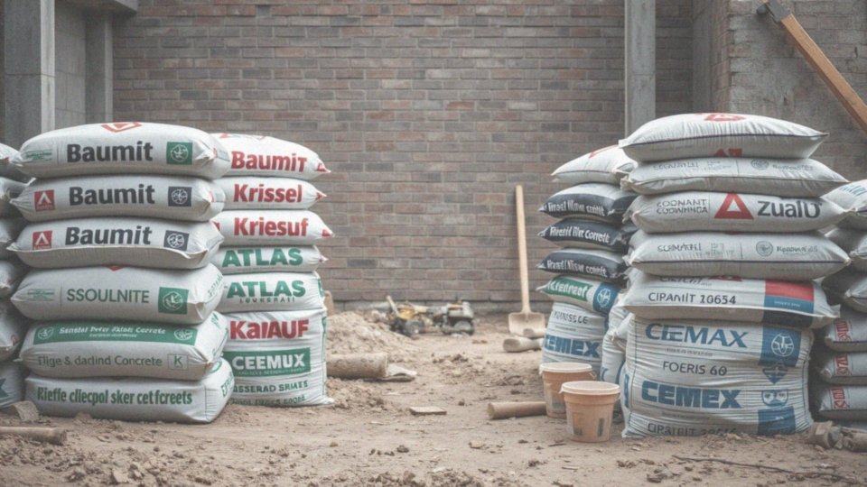 Jakie są najpopularniejsze marki betonu workowanego?