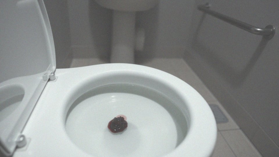 Co może sugerować obecność skrzepów w odchodach połogowych?